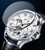 OLEVS 7013 Mens Watch Original Waterproof Multifunctional Luminous Automatic Mechanical Watch Moon Phase Watches Luxury Men